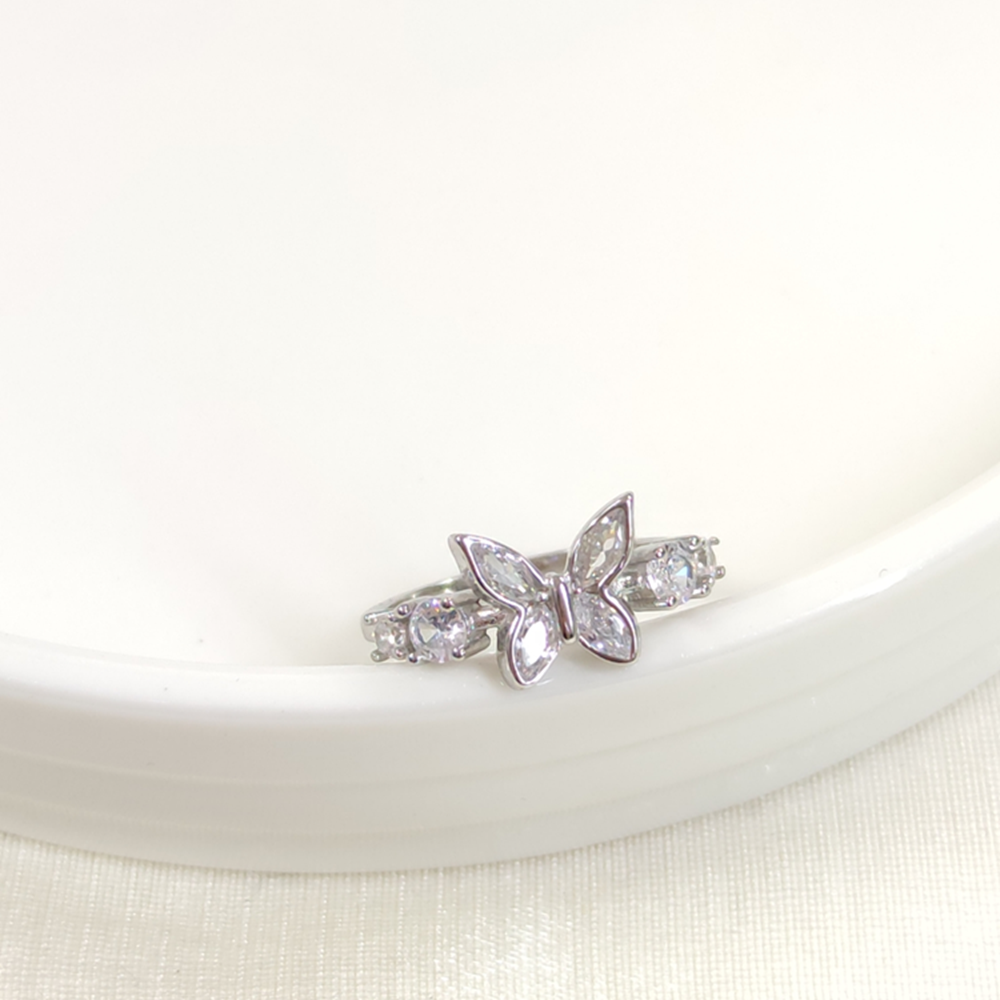 İTHAL KELEBEK GÜMÜŞ YÜZÜK - 17