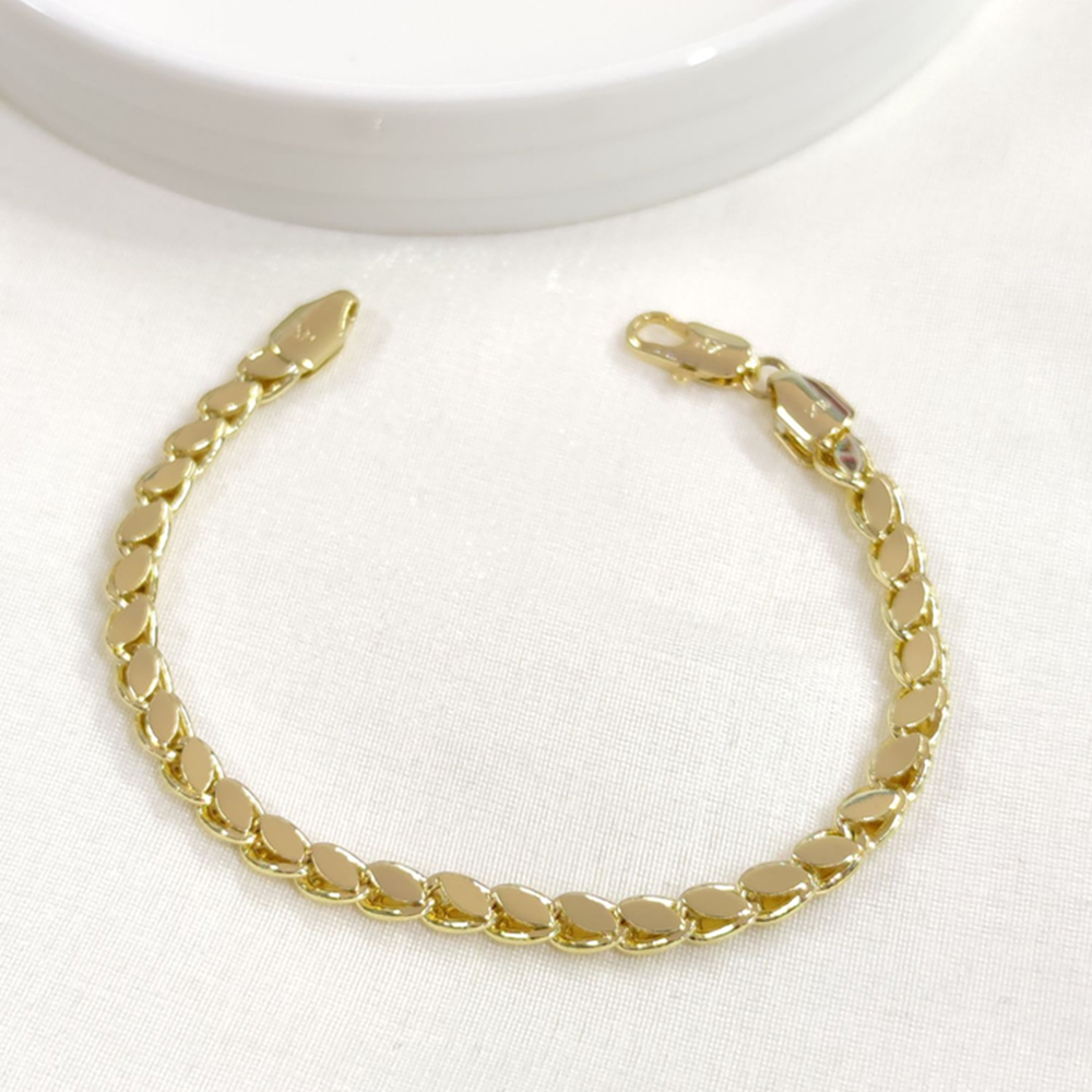 XUPING 4 MM ARPA BİLEKLİK GOLD 19 CM