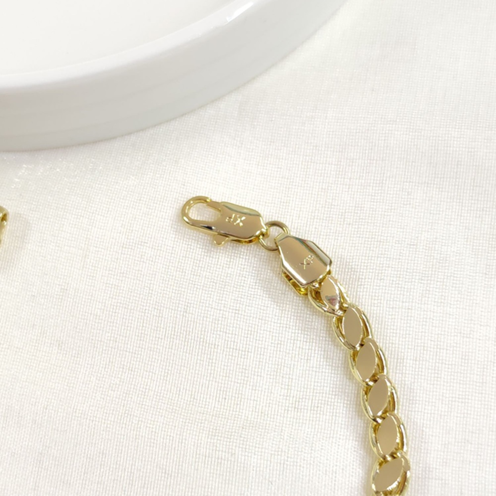 XUPING 4 MM ARPA BİLEKLİK GOLD 19 CM