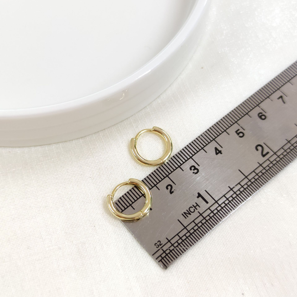 İTHAL 10 MM BOMBELİ GÜMÜŞ HALKA KÜPE