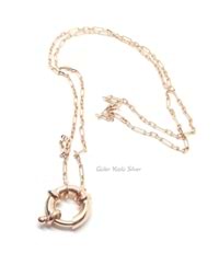 UCU KANCALI GÜMÜŞ 55 CM ZİNCİR KOLYE