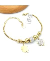 ÇELİK SALLANTILI YONCA TOP BİLEKLİK