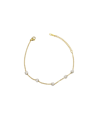 ÇELİK MİNİ TAŞLI TOP TOP BİLEKLİK