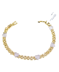 XUPING 6 MM KALP BİLEKLİK 17+2 CM GOLD