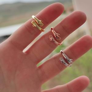 SARILAN ELLER GÜMÜŞ YÜZÜK - ROSE BAKIR