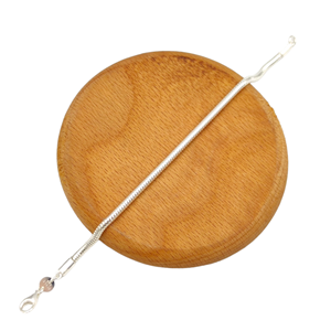 ITALY 3 MM BORU GÜMÜŞ ZİNCİR BİLEKLİK