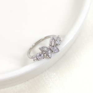 İTHAL KELEBEK GÜMÜŞ YÜZÜK - 17