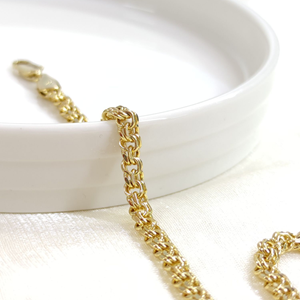 XUPING İNCE YASSI FORSE BİLEKLİK GOLD 19 CM