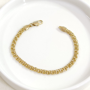 XUPING İNCE YASSI FORSE BİLEKLİK GOLD 19 CM