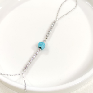 MAVİ BONCUK DORİCA GÜMÜŞ ŞAHMERAN