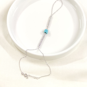 MAVİ BONCUK DORİCA GÜMÜŞ ŞAHMERAN