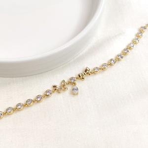 XUPING TAŞLI KELEBEK FİYONK BİLEKLİK GOLD 16+3 CM