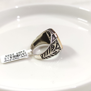 AY YILDIZ GÜMÜŞ ERKEK YÜZÜK