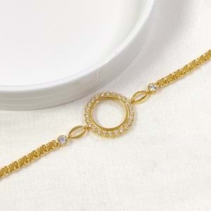 ÇEYREK ALTIN KONULABİLEN ARPA ZİNCİRLİ ÇİÇEK GÜMÜŞ BİLEKLİK