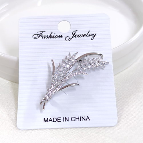 TAŞLI BAŞAK BROŞ 5 CM