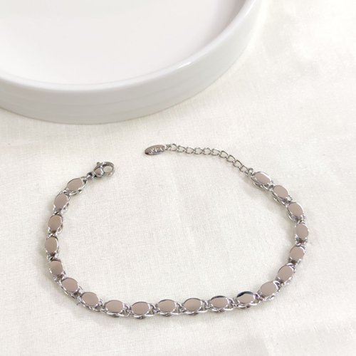 XUPING 5MM ARPA BİLEKLİK BEYAZ 17+3CM