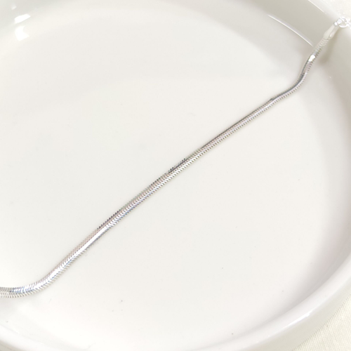 2,5 MM YASSI GÜMÜŞ BİLEKLİK