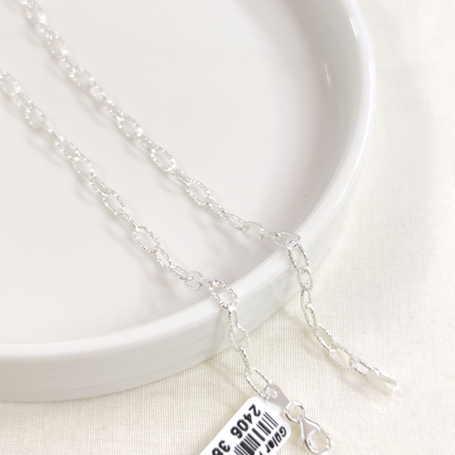 3,70 MM GÜMÜŞ ZİNCİR KOLYE 45 CM