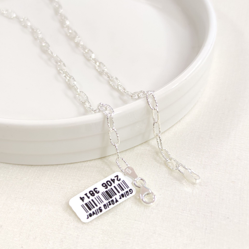 3,70 MM GÜMÜŞ ZİNCİR KOLYE 55 CM