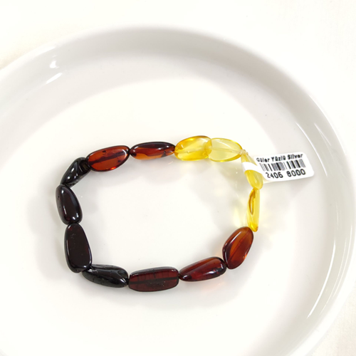 YETİŞKİN KEHRİBAR ORJİNAL DOĞAL TAŞ BİLEKLİK