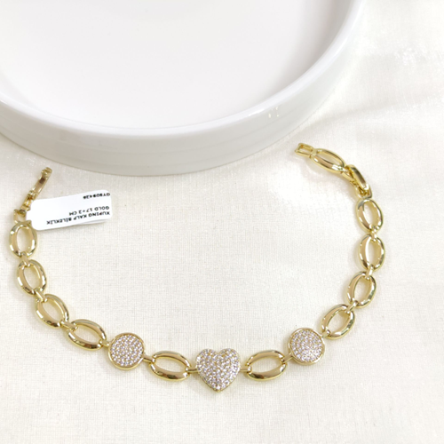 XUPING KALP BİLEKLİK GOLD 17+2 CM