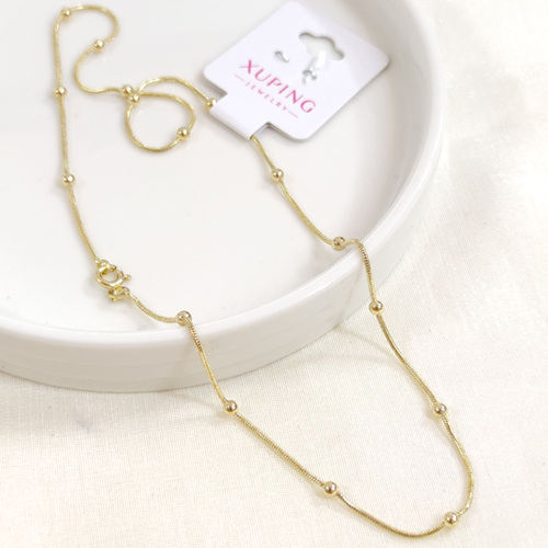 XUPING TOP TOP YILAN ZİNCİR KOLYE 60 CM GOLD