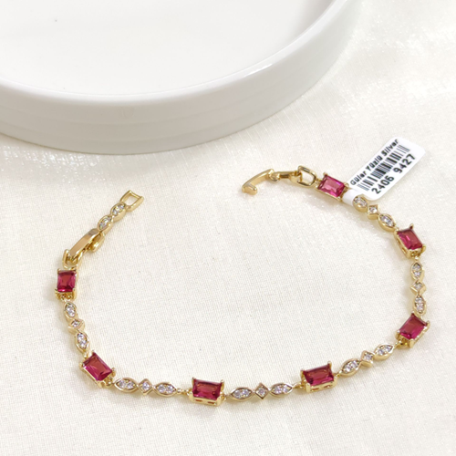 XUPING FUŞYA BAGET TAŞLI BİLEKLİK GOLD 17+2 CM