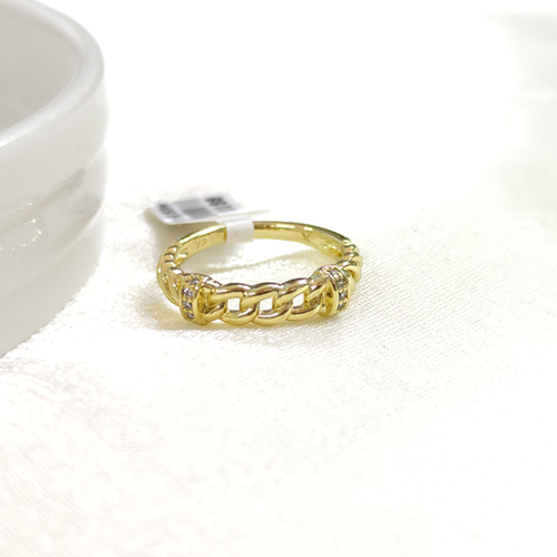 XUPING ZİNCİR DETAY YÜZÜK GOLD