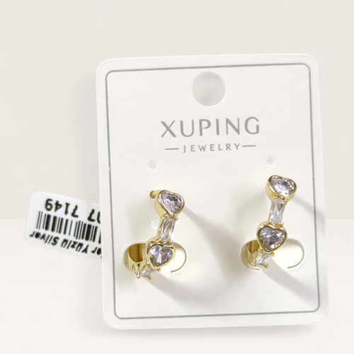 XUPING 12 MM KALPLİ HALKA KÜPE GOLD