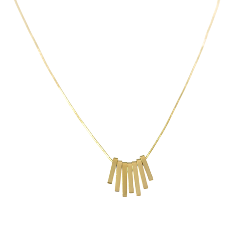 ÇELİK SALLANTILI KOLYE GOLD 40+5 CM