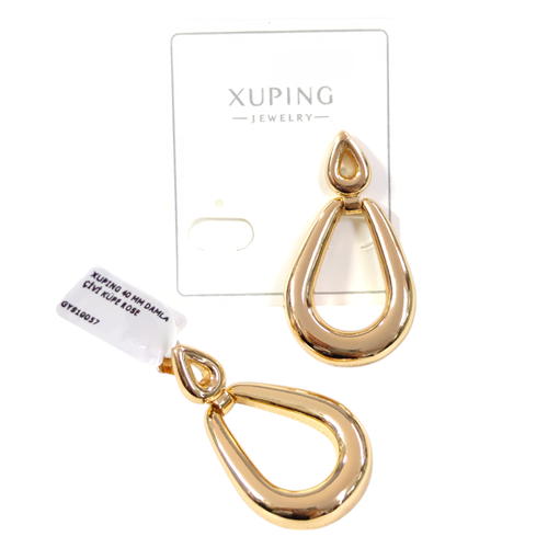 XUPING 40 MM DAMLA ÇİVİ KÜPE ROSE