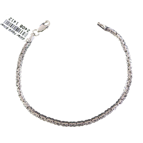 3,40 MM YASSI KRAL ZİNCİR BİLEKLİK 19 CM