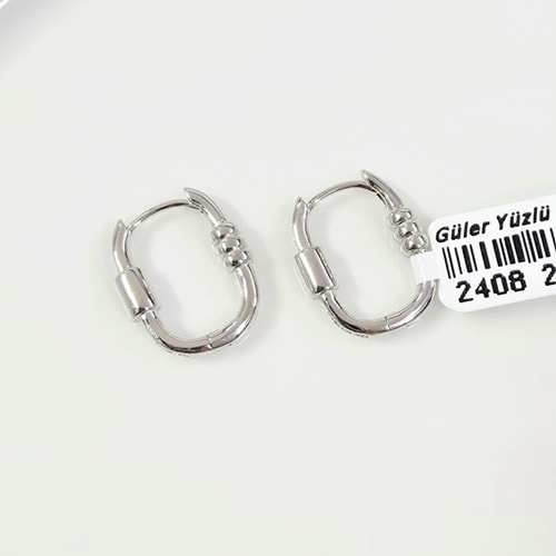İTHAL 10X15 MM DÖRTGEN GÜMÜŞ HALKA KÜPE