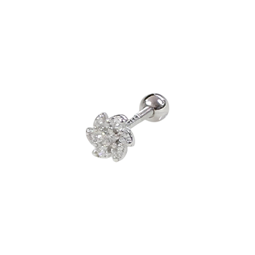 5 MM RÜZGAR ÇİÇEK GÜMÜŞ TRAGUS PIERCING