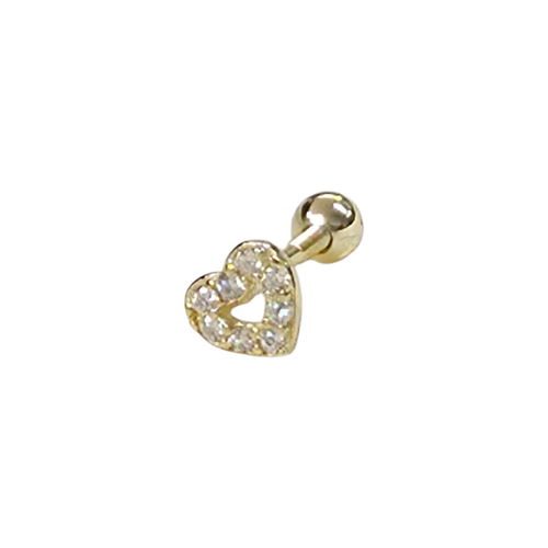 5 MM KALP ÇEMBERİ GÜMÜŞ TRAGUS PIERCING