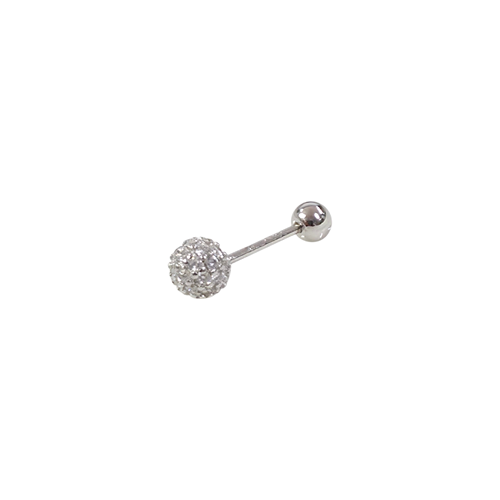 5 MM TAŞLI TOP GÜMÜŞ TRAGUS PIERCING