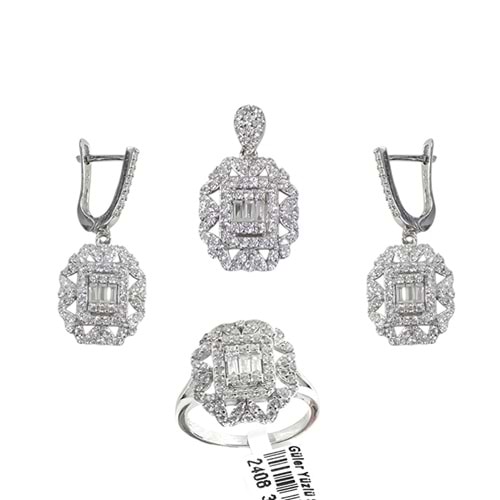 İTHAL BAGET MONTÜR 15 MM GÜMÜŞ ÜÇLÜ SET