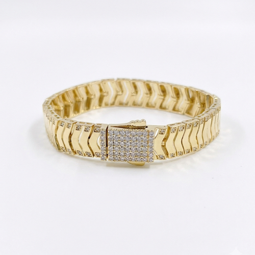 XUPING 12 MM KUTU KİLİT DİZ BİLEKLİK 18 CM GOLD
