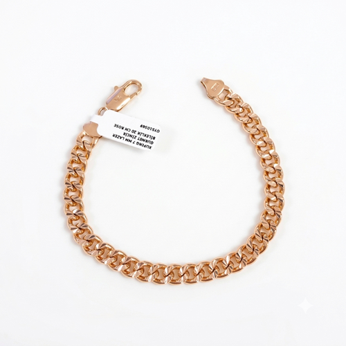 XUPING 7 MM LAZER GURMET ZİNCİR BİLEKLİK 20 CM ROSE