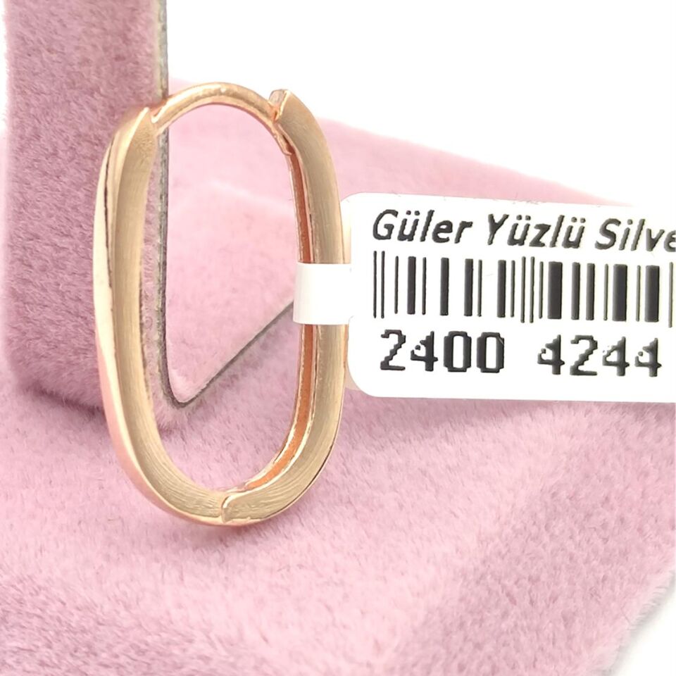 20 MM DÜZ OVAL GÜMÜŞ KÜPE