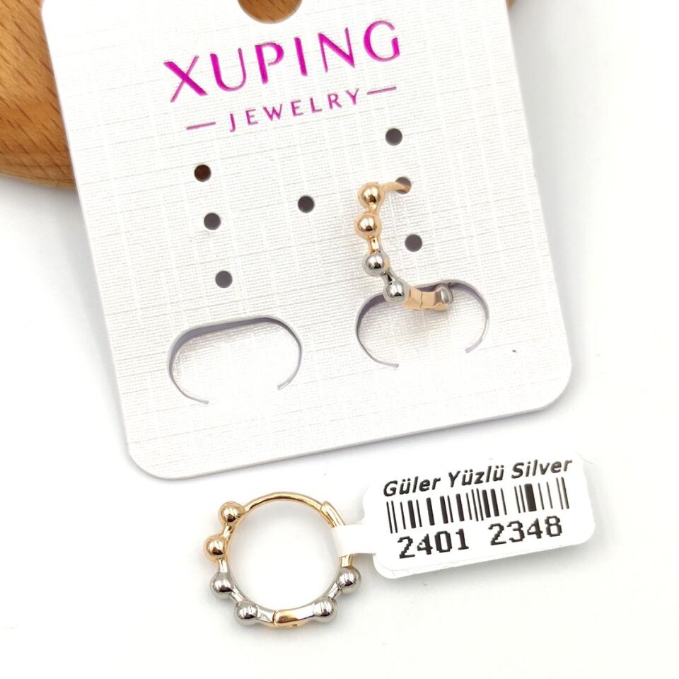 XUPING TOP DETAYLI 12 MM HALKA KÜPE