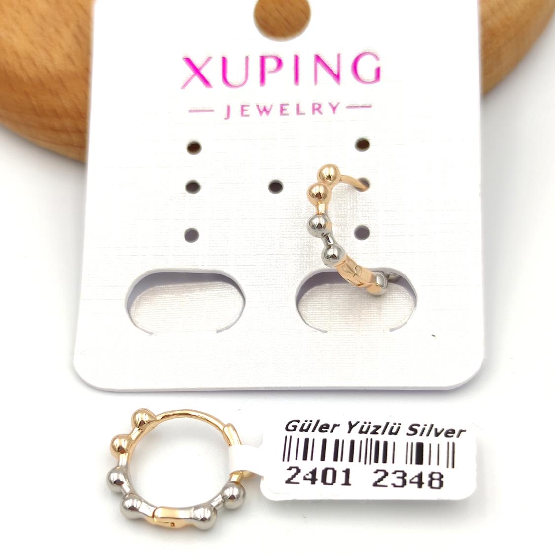 XUPING TOP DETAYLI 12 MM HALKA KÜPE