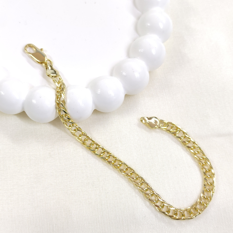 XUPING 6 MM NONNA ZİNCİR BİLEKLİK GOLD 18 CM