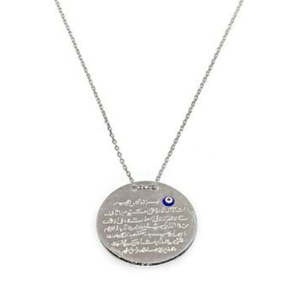 MİNİ AYETLİ GÜMÜŞ KOLYE