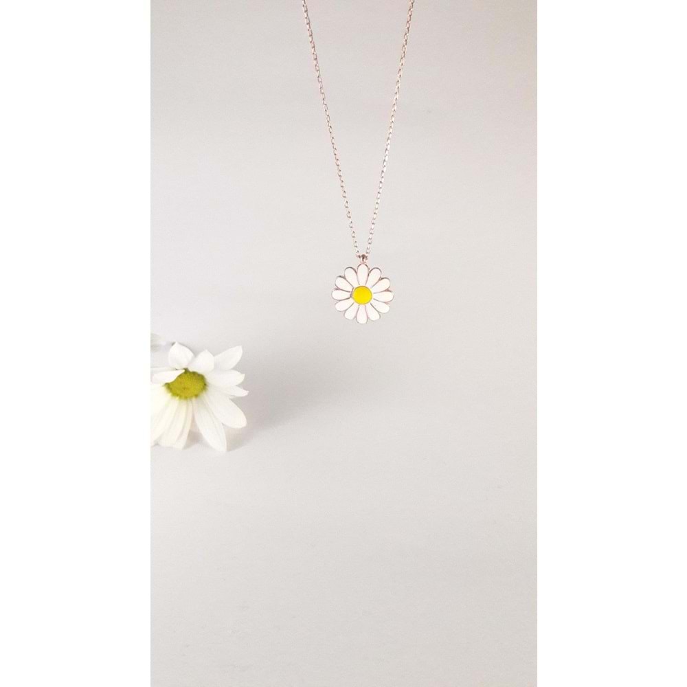 PAPATYA GÜMÜŞ KOLYE