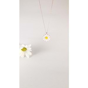 PAPATYA GÜMÜŞ KOLYE