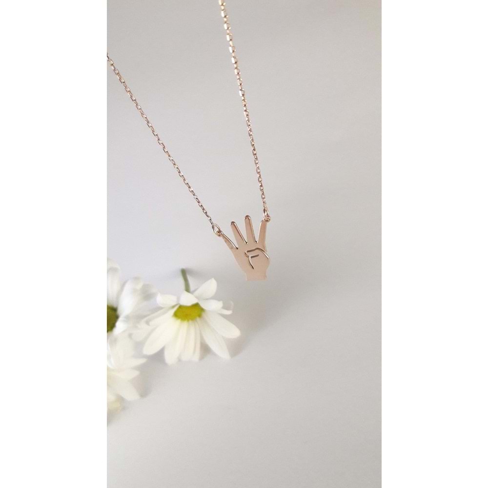 RABİA MODELİ GÜMÜŞ KOLYE