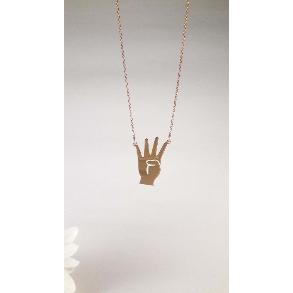 RABİA MODELİ GÜMÜŞ KOLYE