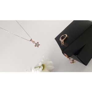 ROSE YILDIZ GÜMÜŞ SET
