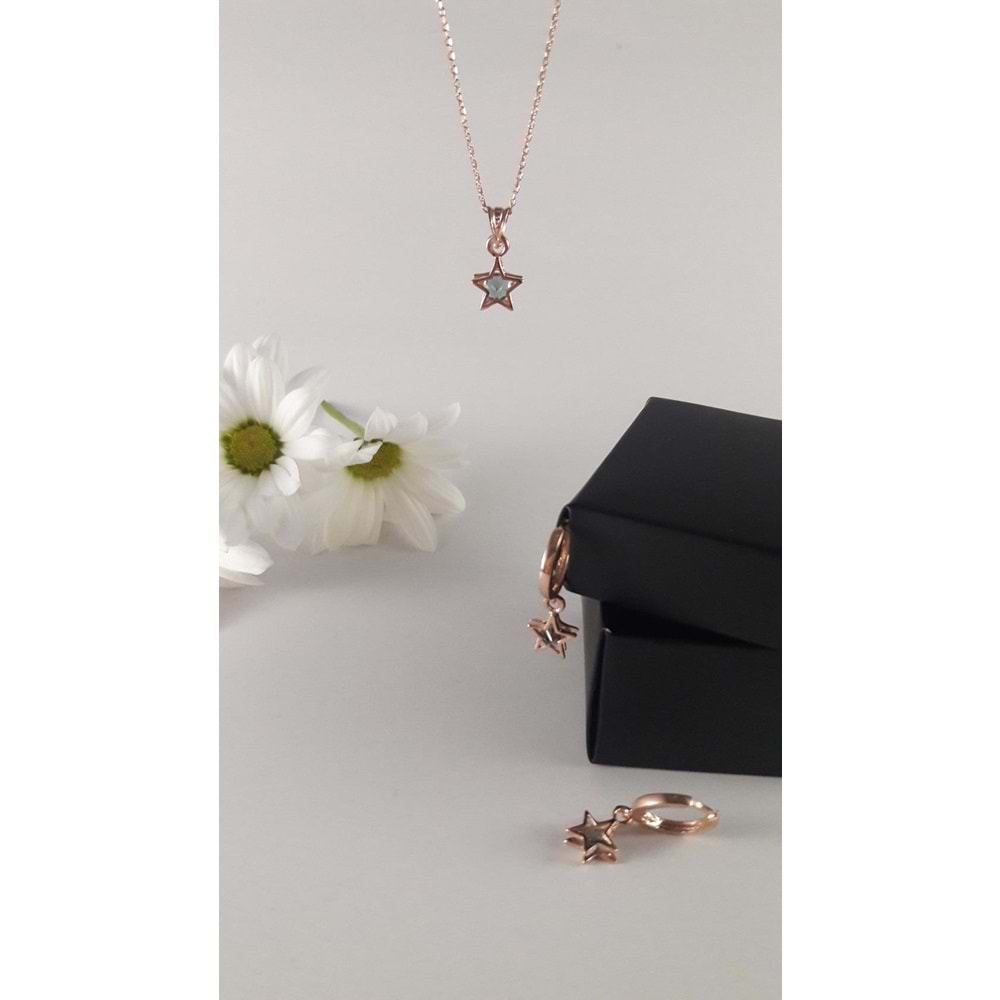 ROSE YILDIZ GÜMÜŞ SET